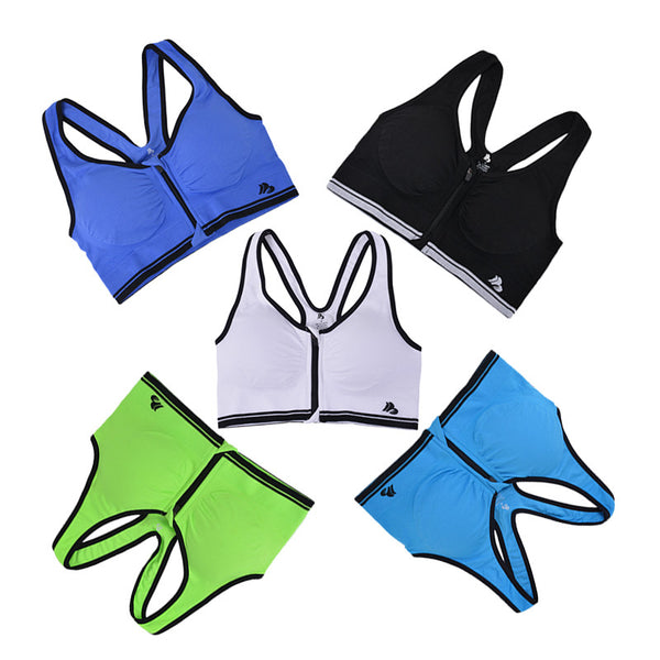 Gym Yoga Padded Wirefree Push Up Bras Seamless Shakeproof Fitness