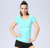 Yoga Short Sleeve Professional Sports Fitness T-shirt